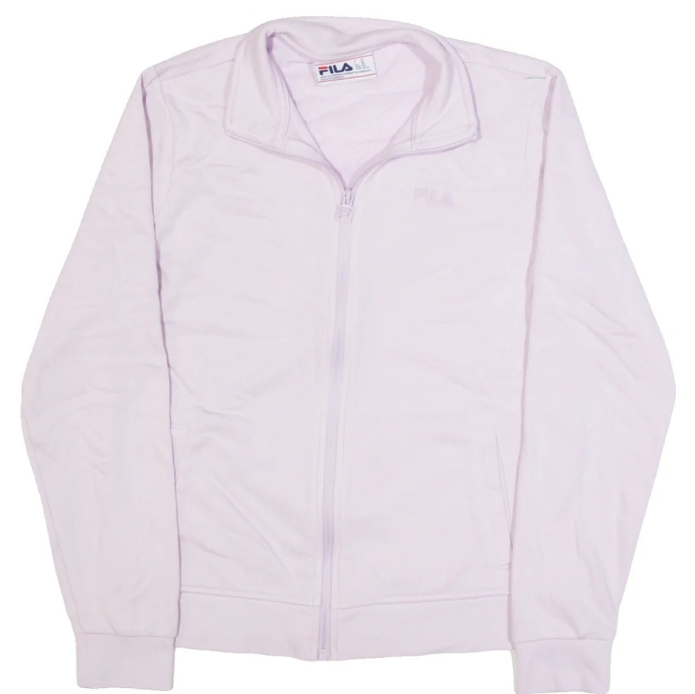 Fila Lavender Fog Full Zip-Up Track Jacket Sz XXL